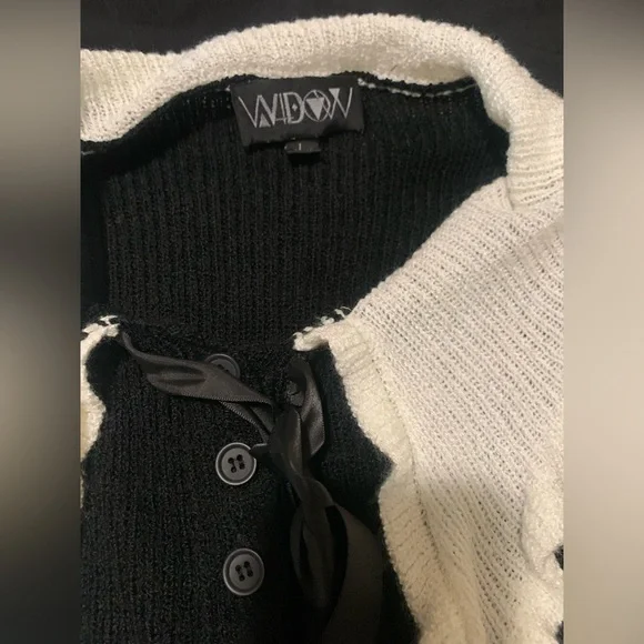 Widow knit dress Dollskill - Picture 2 of 2